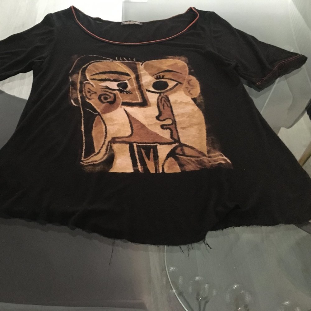Picasso Graphic Tee Black szM